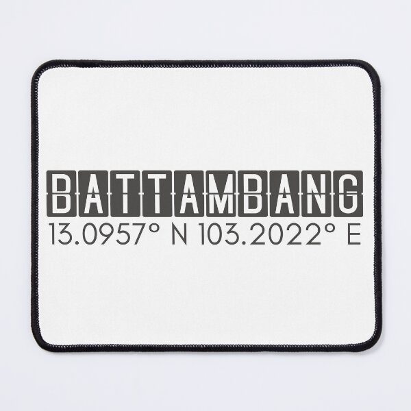 Item preview, Battambang Cambodia Coordinates Minimalist Design designed and sold by holaitssher.