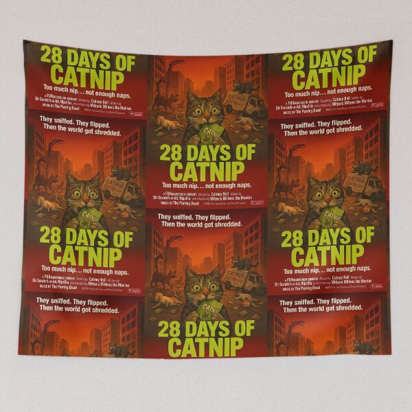 Item preview, "28 Days of Catnip" Apocalypse Parody - Too Much Nip! designed and sold by vanko-vnc.