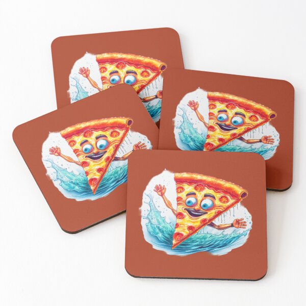 Item preview, Bold style pizza swimming funny tee  designed and sold by JumWow.