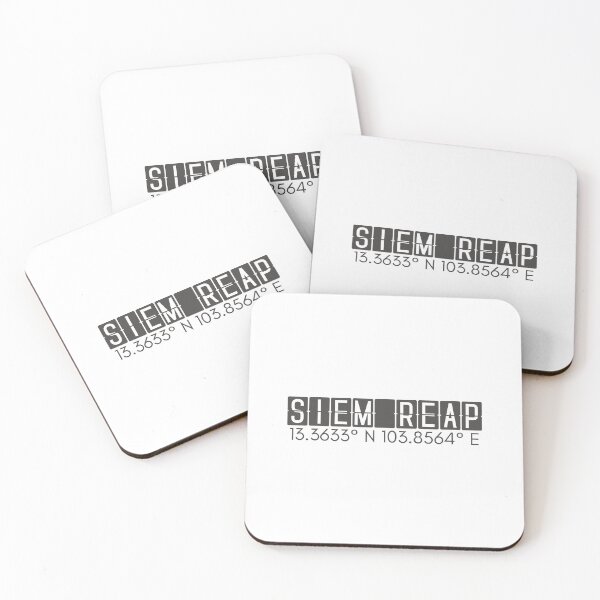 Item preview, Siem Reap Cambodia Coordinates Minimalist Design designed and sold by holaitssher.
