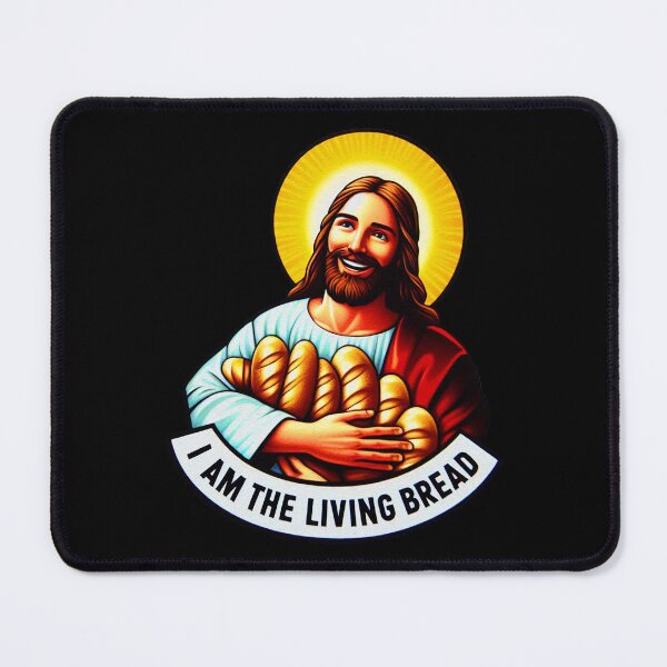 Item preview, John 6:51 I Am The Living Bread designed and sold by plushism.