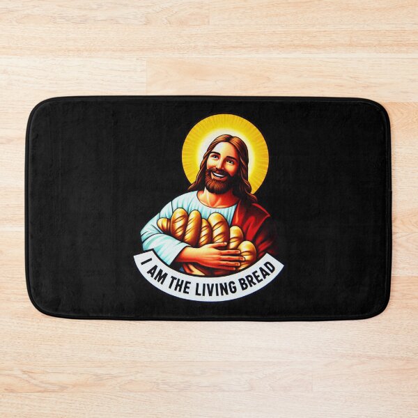 Item preview, John 6:51 I Am The Living Bread designed and sold by plushism.
