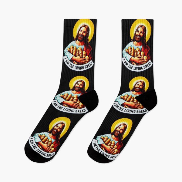 Item preview, John 6:51 I Am The Living Bread designed and sold by plushism.