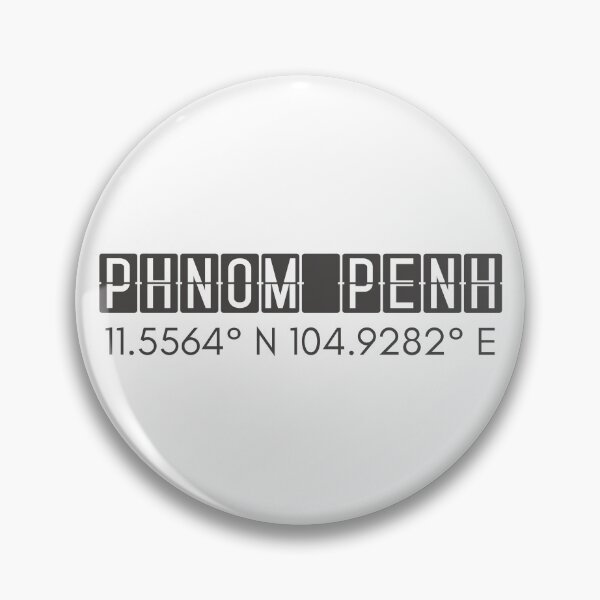 Item preview, Phnom Penh Cambodia Coordinates Minimalist Design designed and sold by holaitssher.
