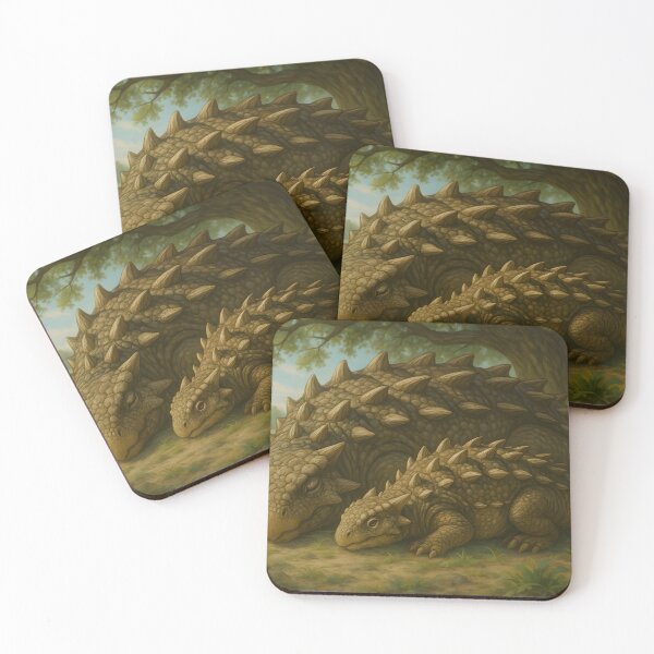 Item preview,  Sleeping Ankylosaurus and Baby in Forest designed and sold by SassyArtistry.