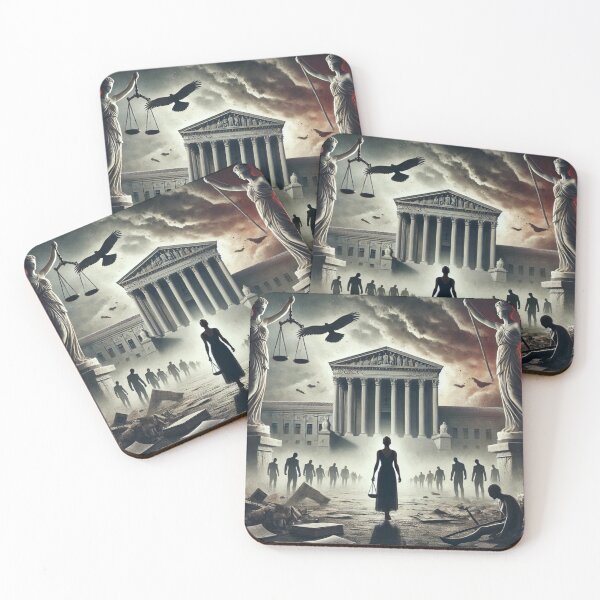 Item preview, Lady Justice in a Dystopian World designed and sold by IndianShopper.