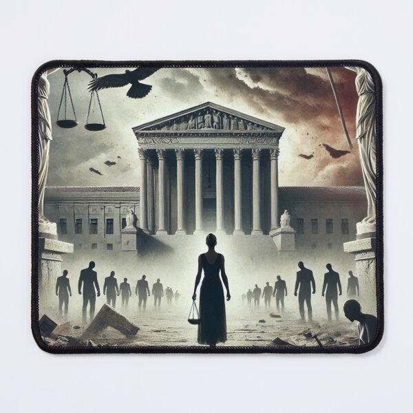 Item preview, Lady Justice in a Dystopian World designed and sold by IndianShopper.