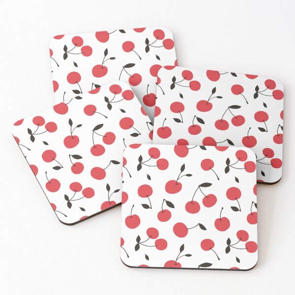Item preview, Cherry core pattern white designed and sold by kostolom3000.