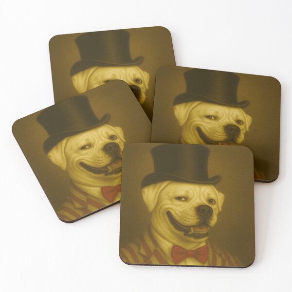 Item preview, Dapper Dog – The Aristocratic Hound in Stripes designed and sold by Animalistics.