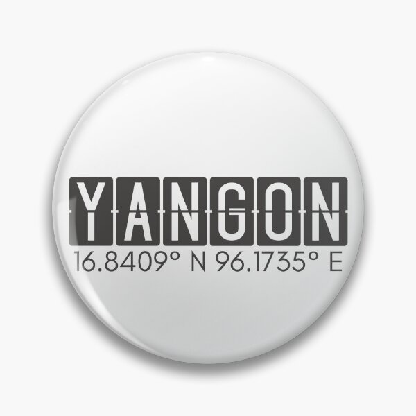Artikelvorschau, Yangon Myanmar koordiniert minimalistisches Design entworfen und verkauft von holaitssher.