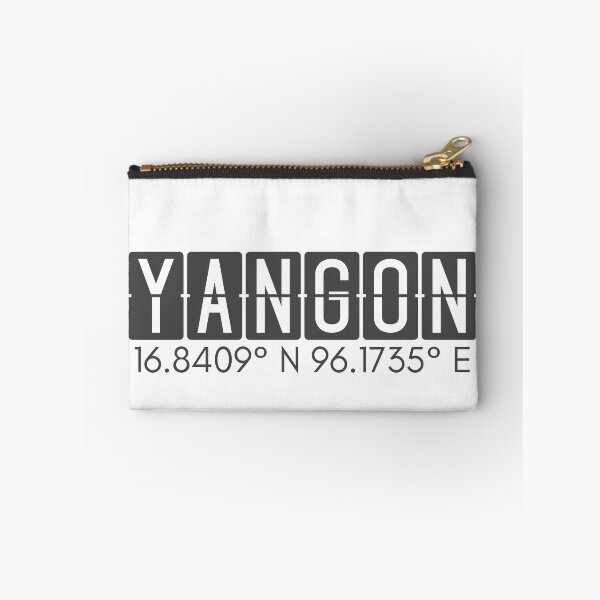 Item preview, Yangon Myanmar Coordinates Minimalist Design designed and sold by holaitssher.