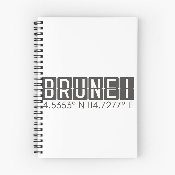 Item preview, Brunei Coordinates Minimalist Design designed and sold by holaitssher.