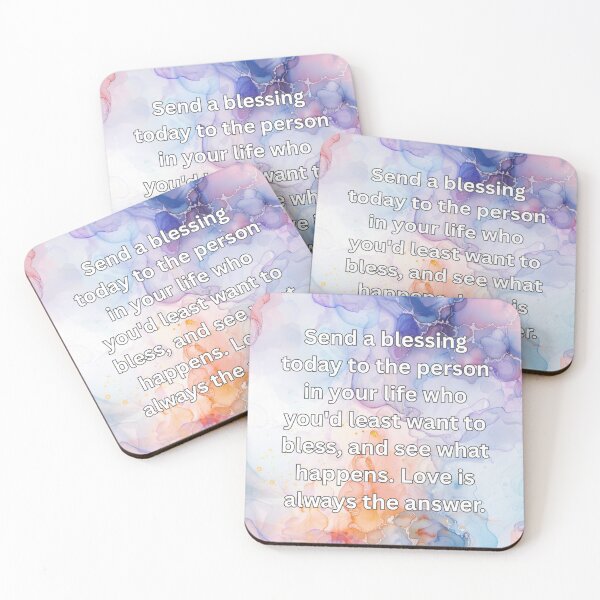 Item preview, Send a blessing today to the person in your life who you'd least want to bless, and see what happens. Love is always the answer. designed and sold by FlutterByH.