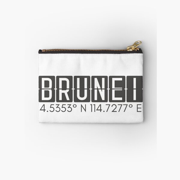Item preview, Brunei Coordinates Minimalist Design designed and sold by holaitssher.