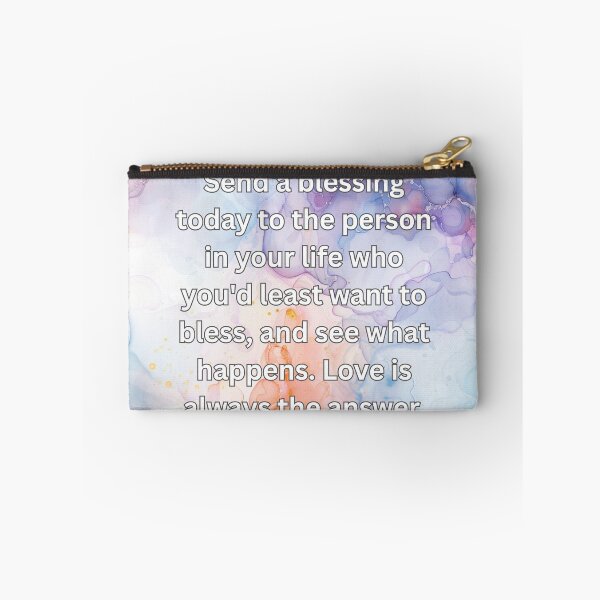 Item preview, Send a blessing today to the person in your life who you'd least want to bless, and see what happens. Love is always the answer. designed and sold by FlutterByH.