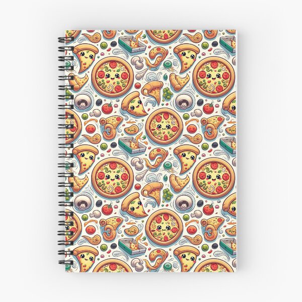 Item preview, Fiesta de pizza: patrón sin costuras de comida divertida designed and sold by ThreadvectorCo.