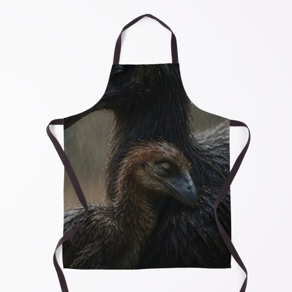 Item preview, Moody Emu and Chick in Rain designed and sold by SassyArtistry.