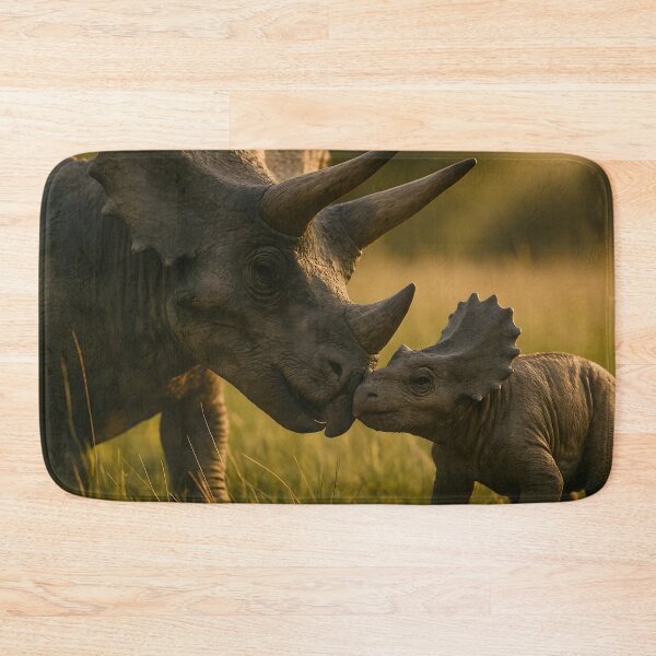 Item preview,  Triceratops Mom and Baby Nuzzle designed and sold by SassyArtistry.