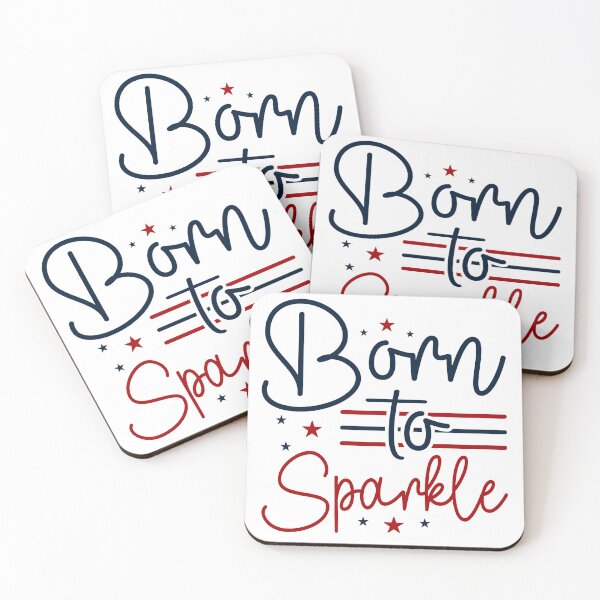 Item preview, Born to Sparkle Patriotic Stars 4th of July Shirt designed and sold by CrinoSwice.