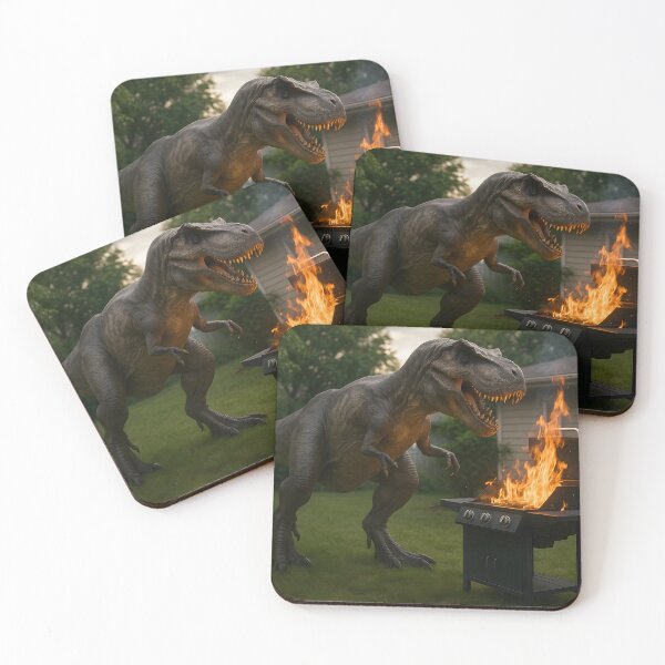 Item preview,  T-Rex Backyard BBQ Disaster designed and sold by SassyArtistry.