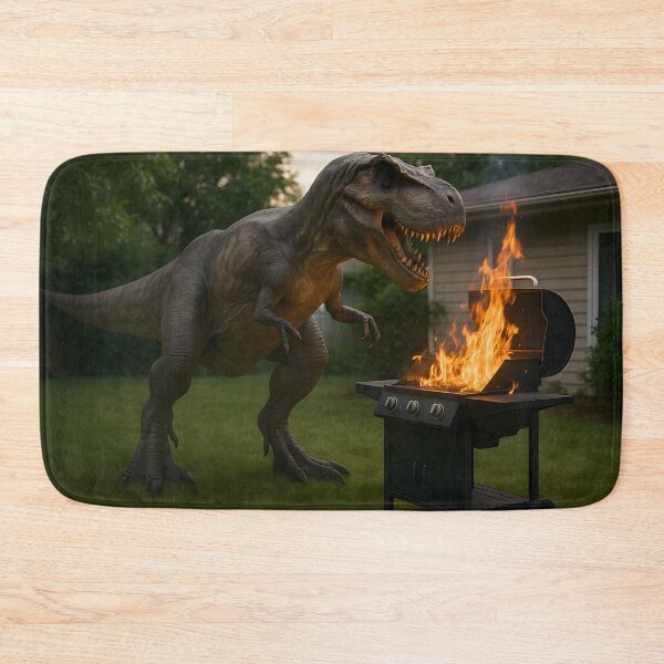 Item preview,  T-Rex Backyard BBQ Disaster designed and sold by SassyArtistry.