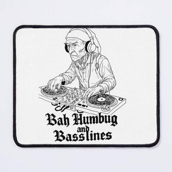 Item preview, Bah Humbug And Basslines designed and sold by Purrgatory Pop.