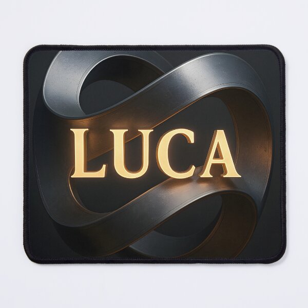 Item preview, LUCA Looping Forever on a Möbius Strip – Infinite Identity Design designed and sold by VoidBloom Studio.