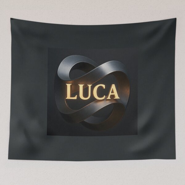 Item preview, LUCA Looping Forever on a Möbius Strip – Infinite Identity Design designed and sold by VoidBloom Studio.