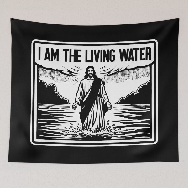 Item preview, John 7:38 I Am The Living Water designed and sold by plushism.