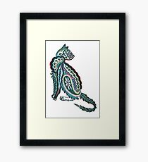 A Flower Cat Framed Print