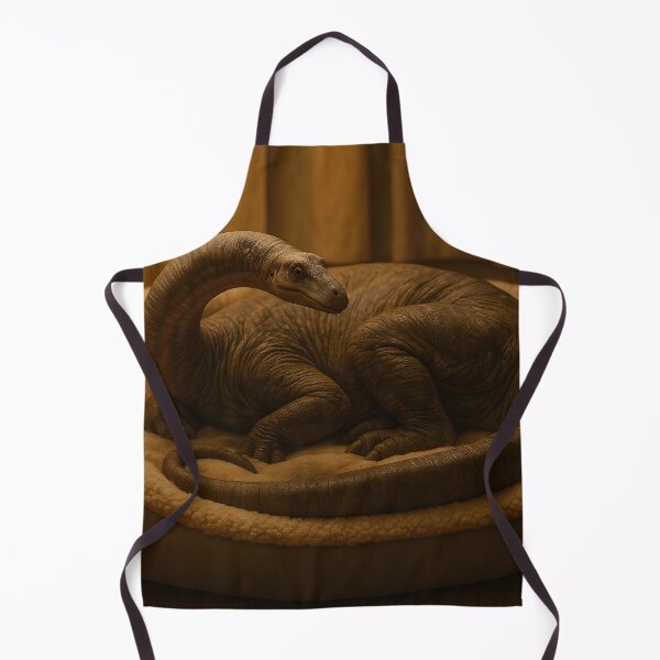 Item preview, Brontosaurus Curled Up in a Pet Bed designed and sold by SassyArtistry.