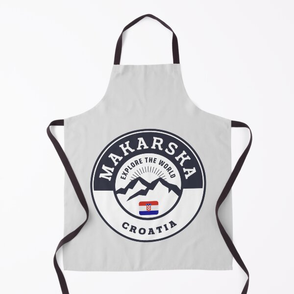 Item preview, Makarska Croatia Black and White Crest designed and sold by World Designs.