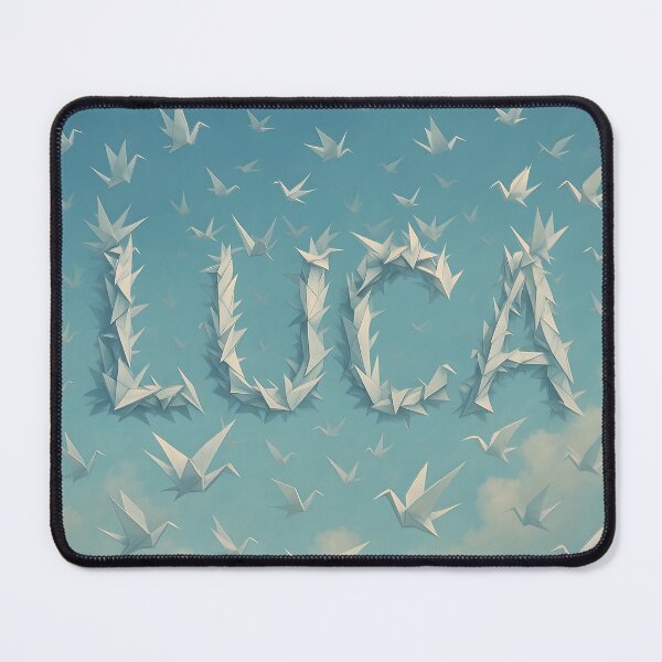 Item preview, LUCA Formed by Flying Origami Cranes – Serene Sky Art designed and sold by VoidBloom Studio.