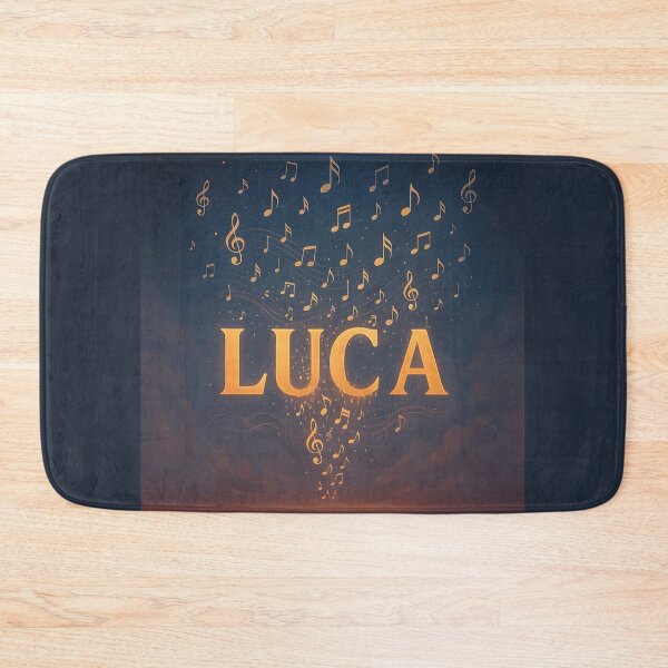 Item preview, LUCA Dissolving into Music – Name in Notes and Melody Art designed and sold by VoidBloom Studio.