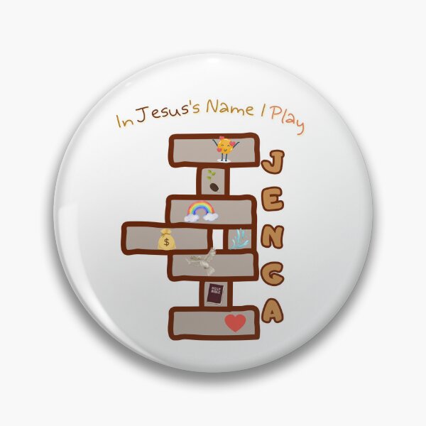 Item preview, In Jesus's Name I Play Jenga designed and sold by JaramVision.