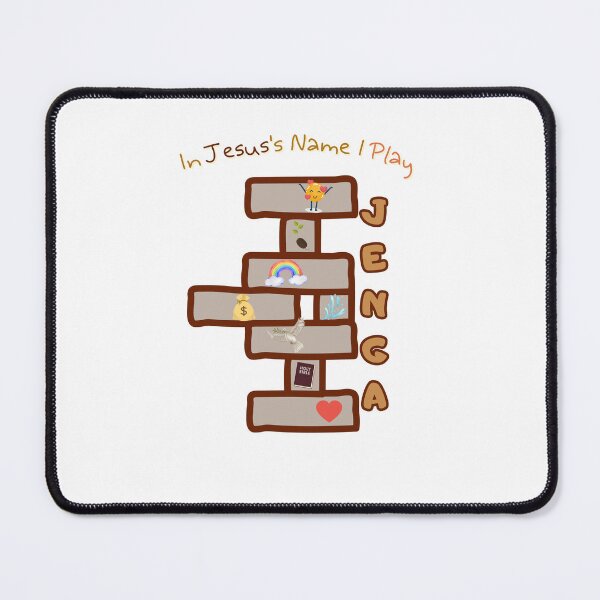 Item preview, In Jesus's Name I Play Jenga designed and sold by JaramVision.