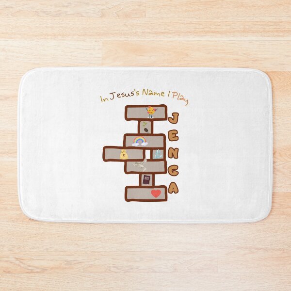 Item preview, In Jesus's Name I Play Jenga designed and sold by JaramVision.