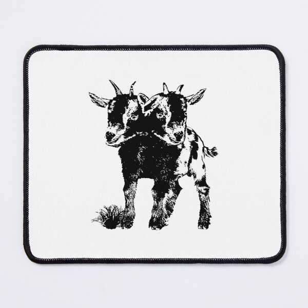 Item preview, two-headed goat designed and sold by IcaJaya.