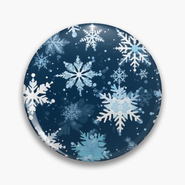Item preview, Snowflake Elegance - Winter Seamless Pattern designed and sold by ThreadvectorCo.