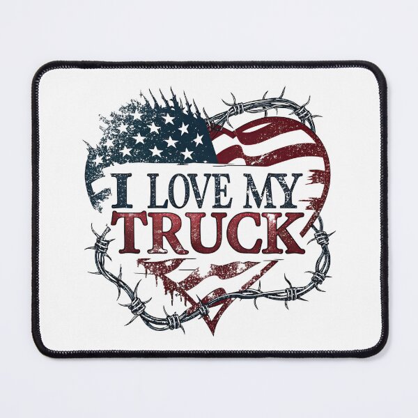 Item preview, I Love My Truck designed and sold by NickTaroDesign.