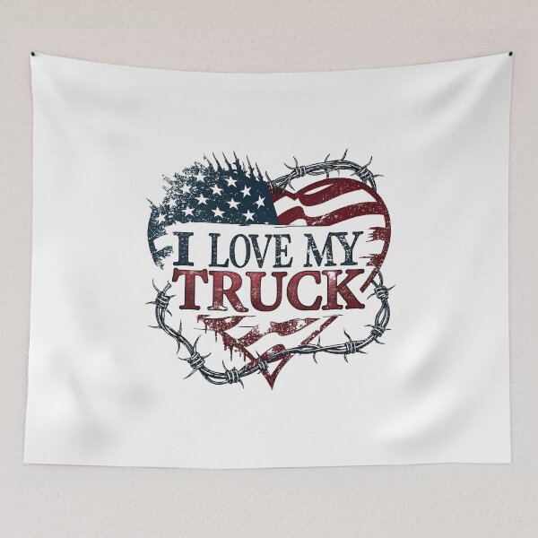 Item preview, I Love My Truck designed and sold by NickTaroDesign.