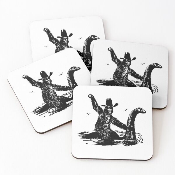 Item preview, bigfoot riding a dino designed and sold by IcaJaya.