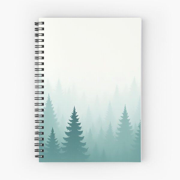 Item preview,  Foggy pine forest gradient background designed and sold by SassyArtistry.