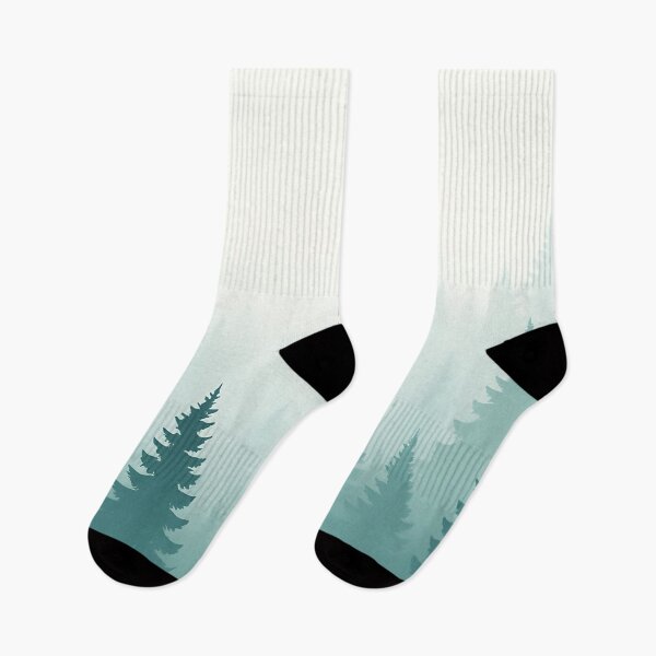 Item preview,  Foggy pine forest gradient background designed and sold by SassyArtistry.