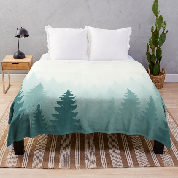 Item preview, Foggy pine forest gradient background designed and sold by SassyArtistry.