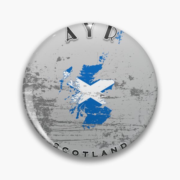 Item preview, Ayr Scotland Flag Worn  designed and sold by World Designs.