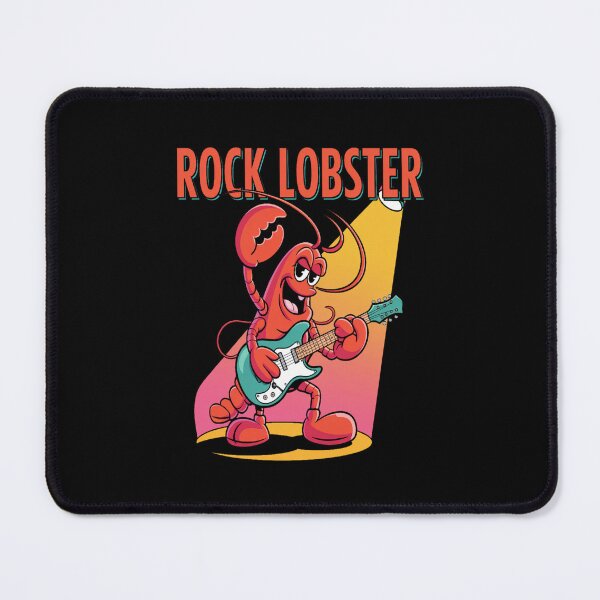 Item preview, Rock Lobster Guitar Hero Retro Tee Design designed and sold by stickercuffs.