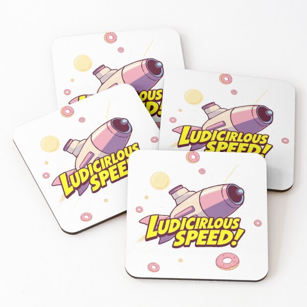 Item preview, Ludicirlous Speed! Funny Rocket Donut Design  designed and sold by Simpico.