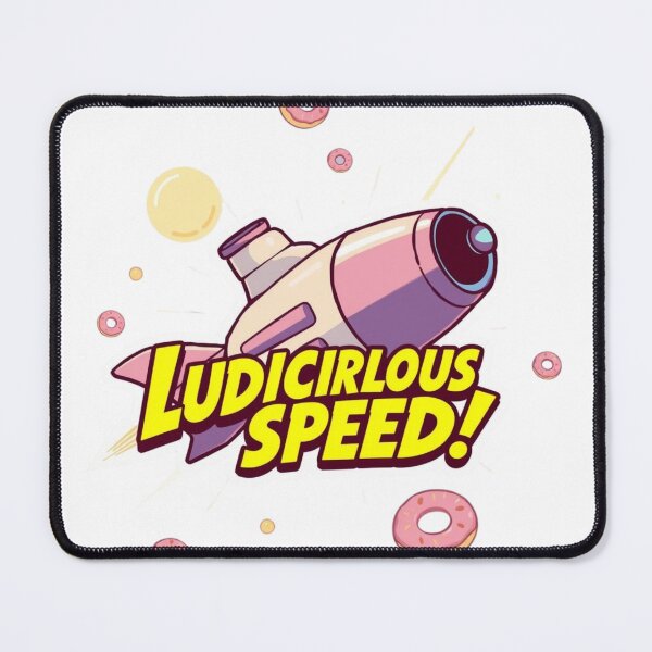 Item preview, Ludicirlous Speed! Funny Rocket Donut Design designed and sold by Simpico.