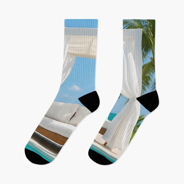 Item preview,  Tropical canopy bed by the pool designed and sold by SassyArtistry.